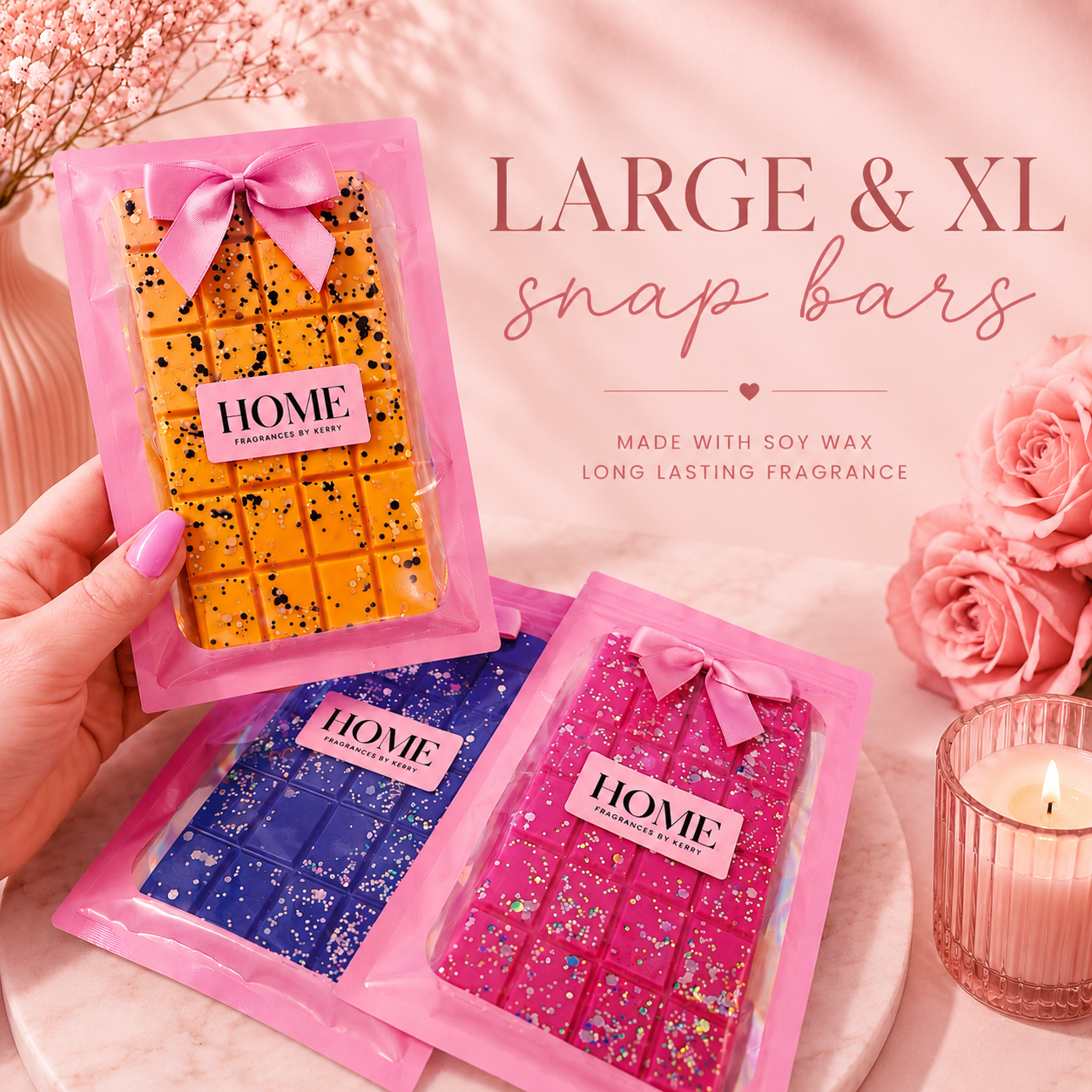 Large & XL Wax Melt Snap Bars – Home Fragrances By Kerry
