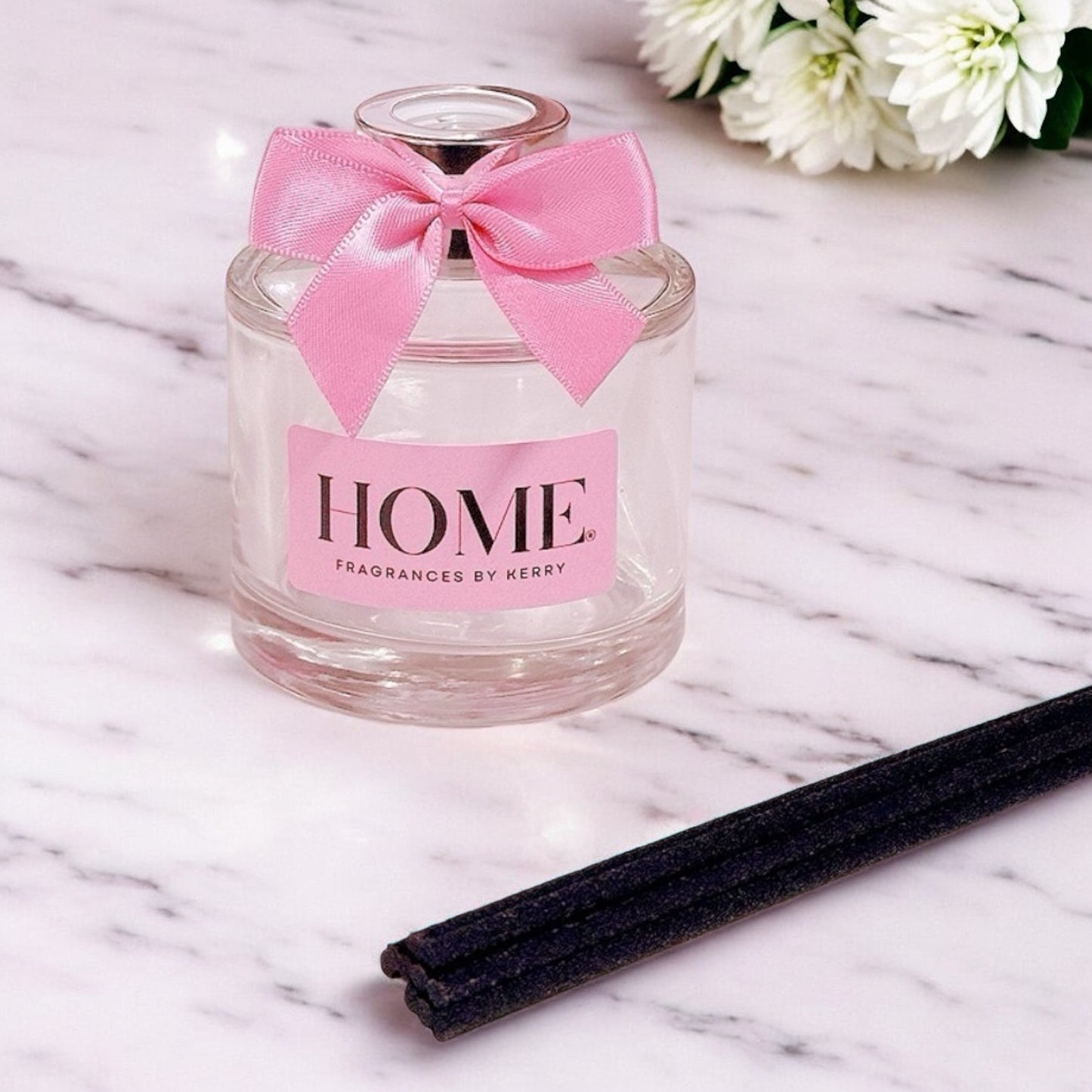 Reed Diffuser with Pink Bow