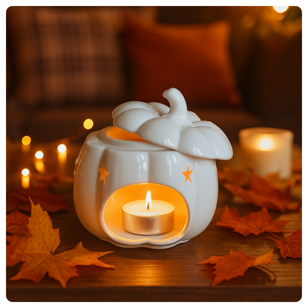 White Pumpkin Wax Burner