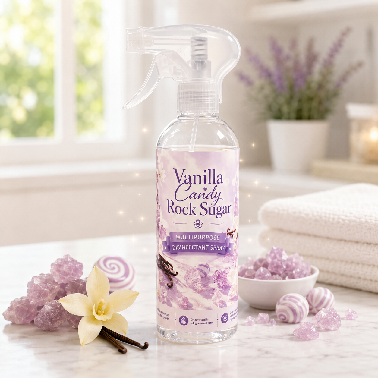 Vanilla Candy Rock Sugar    - Multipurpose Disinfectant Spray
