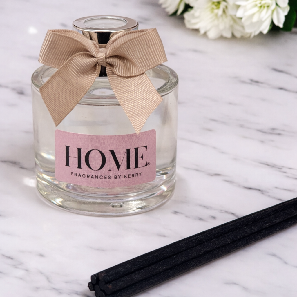 Reed Diffuser with Taupe Bow