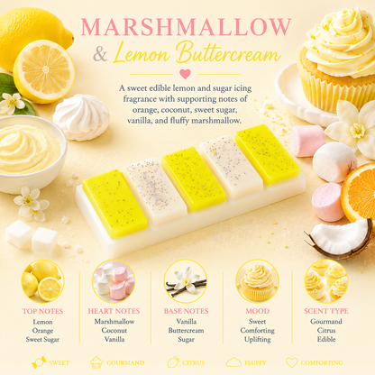 Marshmallow & Lemon Buttercream Wax Melt