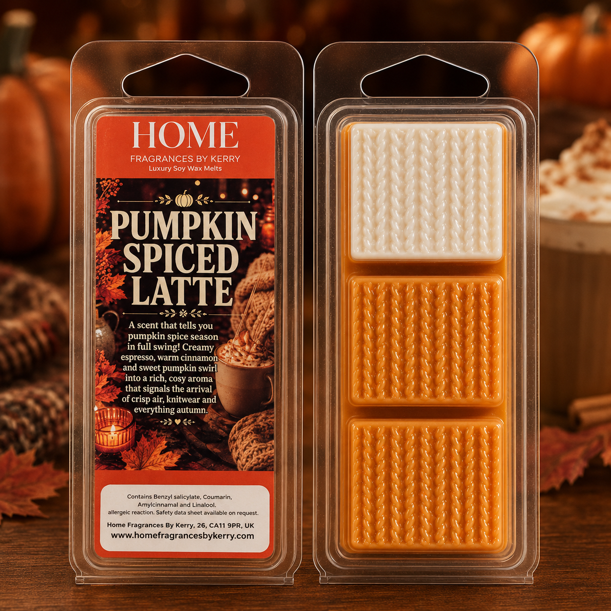 Pumpkin Spiced Latte Wax Melts