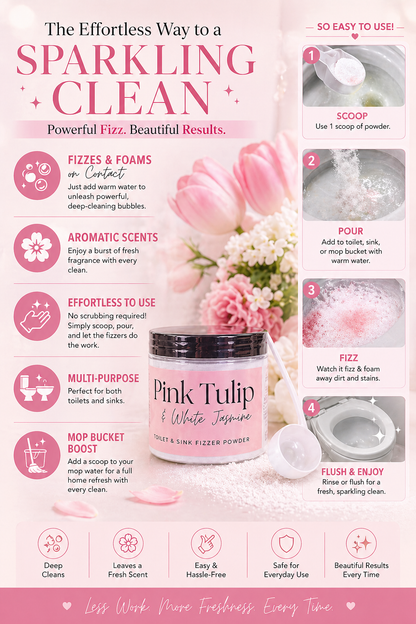 Toilet , Mop &  Sink Fizzer Powder