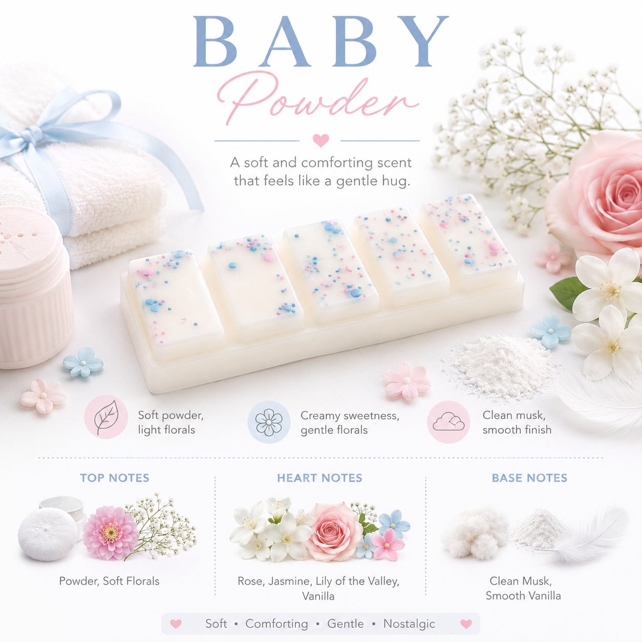 Baby Powder Wax Melt