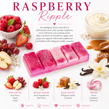 Raspberry Ripple Wax Melt