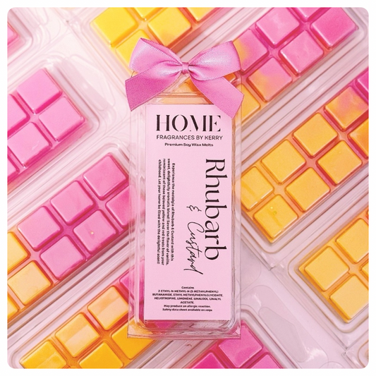 Rhubarb & Custard Wax Melt Snap Bar