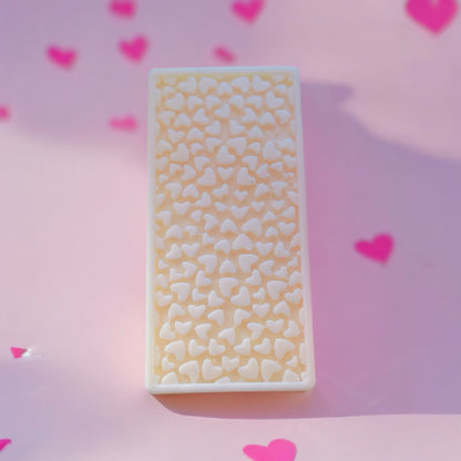 Large Mini Heart Shaped Wax Melt Snap Bar