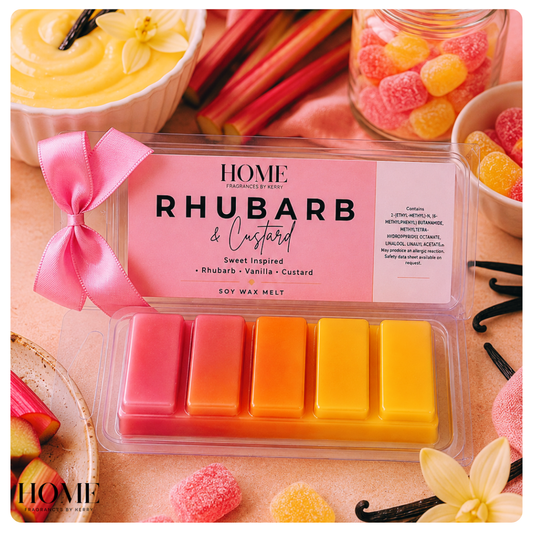 Rhubarb & Custard Wax Melt Snap Bar
