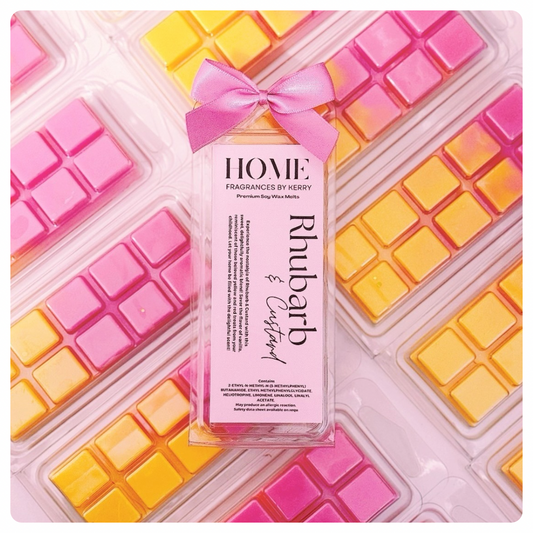 Rhubarb & Custard Wax Melt Snap Bar