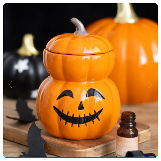 Stacked Pumpkin Wax Burner