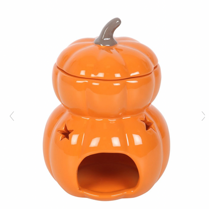 Stacked Pumpkin Wax Burner
