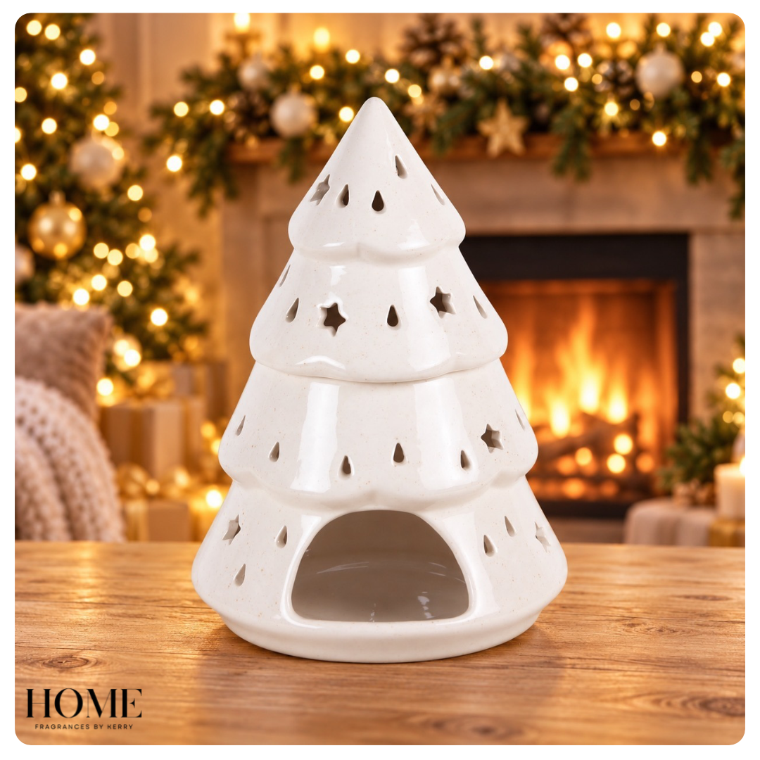 White Winter Fir Tree  Burner