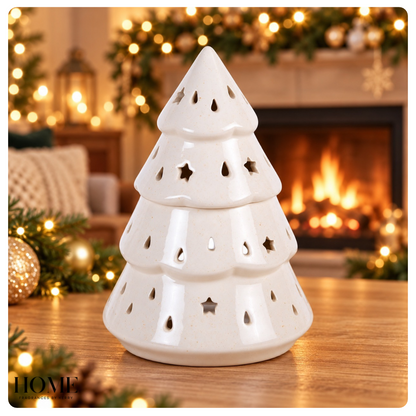 White Winter Fir Tree  Burner