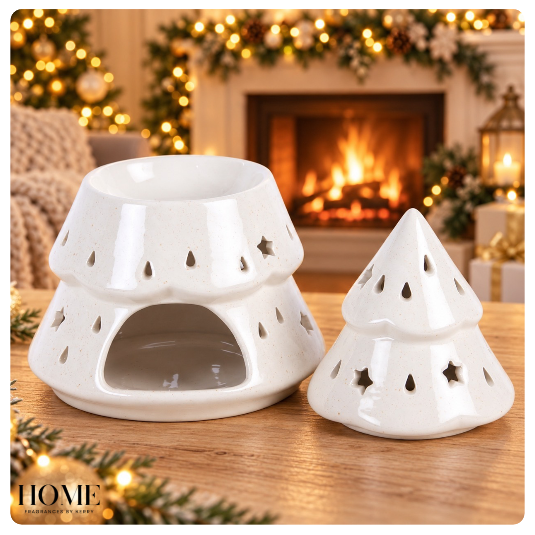 White Winter Fir Tree  Burner