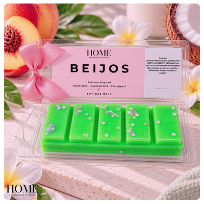 Beijos (Sol)  - Peach Skin & Coconut Milk Wax Melt
