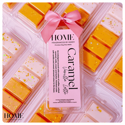 Caramel Vanilla Latte Wax Melt Snap Bar